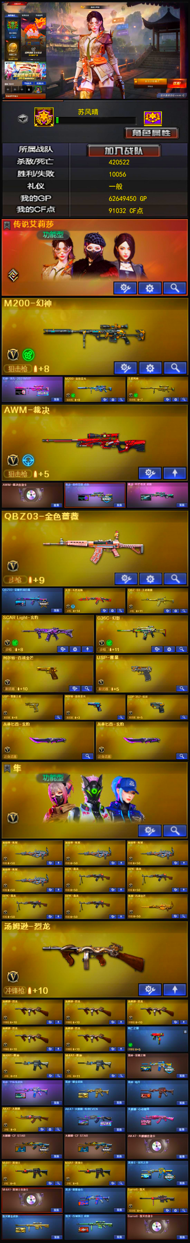 3588💰Q1804🦧【传说艾莉莎 9w点卷 幻神宠儿皮肤 裁决双皮三件套 柯尔特百战金芒 2雷暴 COP幻灵 竞技柯尔特 G36C幻影 玄豹白虎 QBZ带皮 竞技幻神 王者风神 隼/4炼狱/4盘龙/6烈龙 毁灭带卡 雷神荣耀 王者春/云悠悠】南部【南方大区】【可排位】【荣耀之巅】【会员等级VIP6】【CF点91032】【V武器数102】【幻神1皮】【6烈龙】【死亡之眼】【雷霆套装X1套】【幻灵套装X2套】【竞技荣光套装X3套】【雷暴套装X2套】【传说艾莉莎】【M200-幻神】【幻神-宠儿-2021MVP】【M200-竞技荣光】【王者风神-觉醒版】【AWM-裁决】【AWM-裁决音效卡】【裁决-巅峰荣耀 皮肤】【裁决-叶芒苍灵 皮肤】【QBZ03-金色蔷薇】【QBZ03-荣耀世冠白鲨】【QBZ-03-王者蔷薇-觉醒版】【SCAR Light-玄豹】【G36C-幻影】【柯尔特-百战金芒】【USP-雷暴】【USP-雷暴王者】【柯尔特-竞技荣光】【COP 357-幻灵】【丛林匕首-玄豹】【加特林-炼狱】【RPK-盘龙】【炼狱-百战金芒】【汤姆逊-烈龙】【死亡之眼】【传说艾莉莎】【电竞教官-云悠悠】【奇洋探员】【乔伊教练】【审判者】【王者春】【王者-魅影】【修道士】【云海玲珑】【隼】【M4A1-雷神】【雷神-荣耀之魄】【雷神-宇航兔皮肤】【雷神-耀金皮肤】【雷神-暗月】【AK47-火麒麟】【AK47-火麒麟-传奇EVEN】【火麒麟-心动糖果】【火麒麟-CFSTAR】【AK47-火麒麟音效卡】【M4A1-黑骑士】【黑骑士-冠军之势】【M4A1-黑骑士音效卡】【黑龙-能量核心】【Barrett-毁灭】【毁灭耀金皮肤】【毁灭-百城浙江 皮肤】【Barrett-毁灭音效卡】