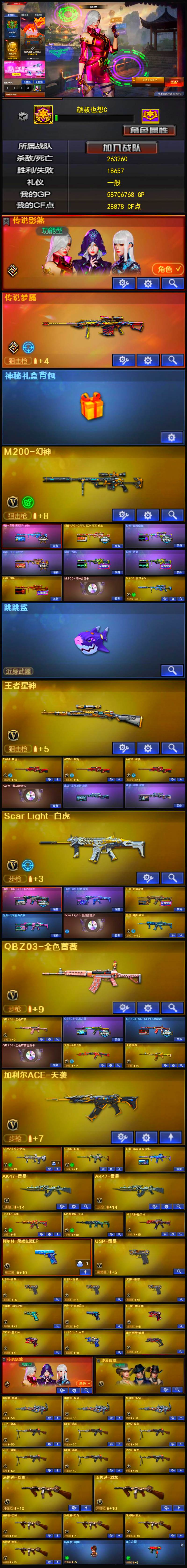 7288💰Q1817🦧13副武器200多V爆破生化号【传说影煞 传说梦魇 神秘礼盒背包（金名）幻神7皮三件套 裁决双皮三件套 王者星神 13副武器 满轮椅 加利尔天袭 G36C幻影带皮 天戎 天罚斗烈龙驹 朱雀 白虎三皮三件套 QBZ双皮三件套 雷神荣耀 9音效卡 传说影煞/沙漠玫瑰/玄武/斯泰尔 蝴蝶/6烈龙/3炼狱/6盘龙 跳跳鲨】西部【重庆一区】【可二次实名】【可排位】【荣耀枪王】【会员等级VIP6】【CF点28878】【V武器数231】【幻神三件套】【幻神4皮】【白虎三件套】【金色蔷薇三件套】【6烈龙】【斯泰尔-蝴蝶】【死亡之眼】【6盘龙】【竞技荣光套装X1套】【雷暴套装X14套】【夜魔套装X1套】【堕天神套装X6套】【堕天神套装X6套】【传说影煞】【传说梦魇】【神秘礼盒背包】【M200-幻神】【幻神-荣耀世冠EP 皮肤】【幻神-AG-CFPL S24冠军 皮肤】【幻神-巅峰荣耀】【幻神-CFS2022】【幻神-青鹤】【幻神-丹凤】【M200-幻神音效卡】【M200-竞技荣光】【王者星神-觉醒版】【AWM-裁决】【AWM-裁决音效卡】【裁决-羽掣 皮肤】【Scar Light-白虎】【白虎-白鲨-CFPLS23冠军】【白虎-霓虹机甲 皮肤】【白虎-虎啸皮肤】【白虎-电玩粉兔皮肤】【Scar Light-白虎音效卡】【白虎-电玩蓝兔】【QBZ03-金色蔷薇】【QBZ03-冠军之薇】【QBZ03-AG-CFPLS19冠军】【QBZ03-金色蔷薇音效卡】【王者芳薇-觉醒版】【加利尔ACE-天袭】【FAMAS G2-天戎】【G36C-幻影】【幻影-破浪逐光 皮肤】【AK47-雷暴】【HK417-朱雀】【M14EBR-玄武】【M4A1-堕天神】【USP-雷暴】【柯尔特-冠军之特】【柯尔特-竞技荣光】【COP-堕天神】【COP 357-云龙】【破空枪刃-夜魔】【加特林-炼狱】【RPK-盘龙】【汤姆逊-烈龙】【斯泰尔-蝴蝶】【死亡之眼】【跳跳鲨】【传说影煞】【春】【电竞教官-云悠悠】【迷迭香】【乔伊教练】【沙漠玫瑰】【王者-葵-貂蝉】【王者-零】【王者葵-惊若翩鸿】【王者潘多拉】【修道士】【月兔特工】【魅影】【空】【M4A1-雷神】【雷神-荣耀之魄】【M4A1-雷神-拼搏】【雷神-R.LGD-CFPLS18冠军】【M4A1-雷神-白鲨皮肤】【雷神-冠军之魄】【M4A1-战神赵云】【雷神-赛博朋克】【雷神-宇航兔皮肤】【雷神-虎将】【雷神-耀金皮肤】【雷神-星空】【雷神-暗月】【M4A1-雷神音效卡】【AK47-火麒麟】【AK47-火麒麟-传奇EVEN】【火麒麟-冠军之心】【火麒麟-战神关羽】【火麒麟-百城】【火麒麟-CFSTAR】【AK47-火麒麟音效卡】【M4A1-黑骑士】【黑骑士-冠军之势】【黑骑士耀金皮肤】【M4A1-黑骑士音效卡】【M4A1-黑龙】【黑龙-冠军之武】【M4A1-黑龙-361】【黑龙-能量核心】【黑龙-暗月】【M4A1-黑龙音效卡】【Barrett-毁灭】【毁灭-荣耀之怒】【毁灭-BEAN-2020MVP】【巴雷特-毁灭-CFPL冠军】【毁灭-SV-CFPLS16冠军】【毁灭-CFS2020】【毁灭耀金皮肤】【毁灭-神秘黑洞皮肤】【Barrett-毁灭音效卡】