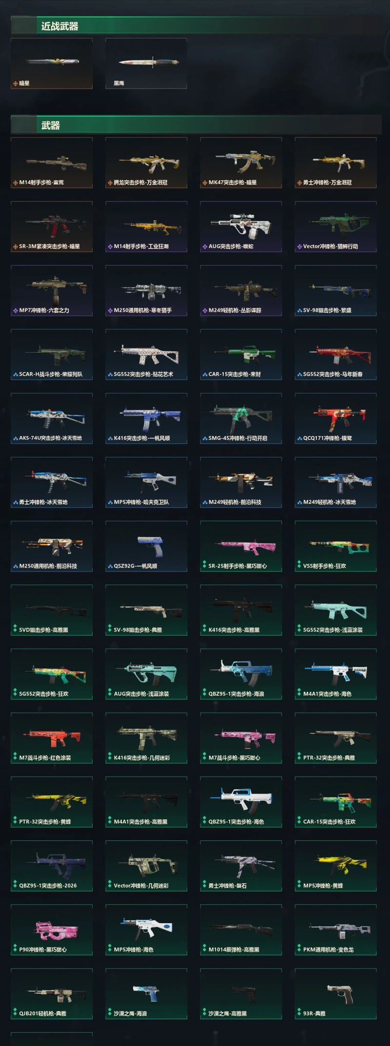 888💰编号s024总资产144M，哈夫币1487w，近战2 枪皮数量58，近战-暗星，战场等级34上等兵, 行动等级60黄金，安全箱等时效性道具请以游戏内数据为准，详情请看图