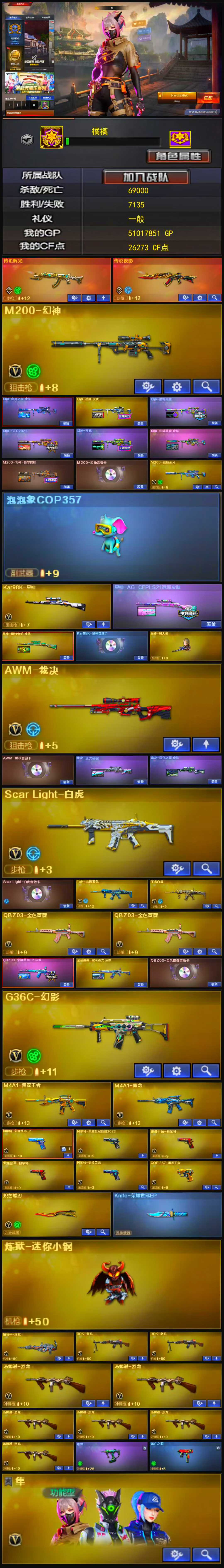 5588💰编号KD1174【2传说步枪 幻神7皮三件套 星神2皮三件套 裁决2皮三件套 幻影 白虎带卡 qbz2皮三件套 6把副武器 炽芒蝶刃 EP小刀 6烈龙】
北部战区【辽宁一区】【可排位】【荣耀枪王】【会员等级VIP6】【CF点26273】【V武器数128】【幻神三件套】【幻神6皮】【星神三件套】【裁决三件套】【金色蔷薇三件套】【6烈龙】【毒蜂】【死亡之眼】【炼狱-迷你小钢】【竞技荣光套装X8套】【幻灵套装X1套】【雷暴套装X1套】【夜魔套装X1套】【传说辉光】【传说夜影】【M200-幻神】【幻神-星耀 皮肤】【幻神-巅峰荣耀】【幻神-CFS2022】【幻神-青鹤】【幻神-电流骇客 皮肤】【M200-幻神-黄忠皮肤】【M200-幻神音效卡】【M200-竞技荣光】【Kar98K-星神】【Kar98K-星神-AG-CFPLS21冠军皮肤】【星神-傲竹金蛇 皮肤】【Kar98K-星神音效卡】【星神-炽天使】【AWM-裁决】【AWM-裁决音效卡】【裁决-流光秘银】【裁决-异化之源 皮肤】【Scar Light-白虎】【Scar Light-白虎音效卡】【白虎-电玩蓝兔】【王者白虎-觉醒版】【QBZ03-金色蔷薇】【金色蔷薇-破浪逐光 皮肤】【QBZ03-金色蔷薇音效卡】【G36C-幻影】【M4A1-雷霆王者-觉醒版】【M4A1-青龙】【柯尔特-荣耀世冠白鲨2023】【荣耀世冠-柯尔特】【柯尔特-竞技荣光】【COP 357-雷霆王者-觉醒版】【炽芒蝶刃】【炼狱-迷你小钢】【加特林-炼狱】【RPK-盘龙】【汤姆逊-烈龙】【毒蜂】【死亡之眼】【泡泡象COP357】【电竞教官-云悠悠】【关小雨】【葵】【乔伊教练】【蛇隐宗】【王者炫】【星际战将】【修道士】【雨棠】【云海玲珑】【隼】【M4A1-雷神】【雷神-荣耀之魄】【M4A1-雷神-CFS 2019】【雷神-暗月】【雷神-源计划2.0专属 皮肤】【M4A1-雷神音效卡】【AK47-火麒麟】【AK47-火麒麟-传奇EVEN】【火麒麟-冠军之心】【传奇石头-横秒之巅】【火麒麟-轻羽皮肤】【火麒麟-CFSTAR】【AK47-火麒麟音效卡】【M4A1-黑骑士】【黑骑士-冠军之势】【黑骑士耀金皮肤】【黑骑士-战神马超】【M4A1-黑骑士音效卡】【M4A1-黑龙】【黑龙-冠军之武】【黑龙-能量核心】【黑龙-暗月】【Barrett-毁灭】【毁灭-荣耀之怒】【毁灭-冠军之怒】【毁灭-SV-CFPLS16冠军】【毁灭-星耀 皮肤】【毁灭耀金皮肤】【毁灭-战神张飞】【Barrett-毁灭音效卡】